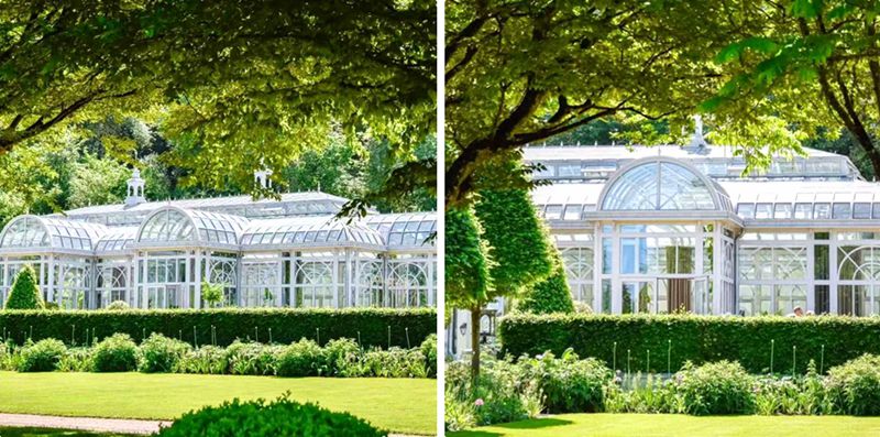 Luxury Victorian greenhouse for wedding